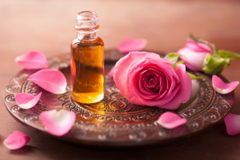 Картинка разное косметические+средства +духи spa розы цветы розовые лепестки натюрморт