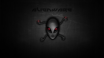 обоя компьютеры, alienware, логотип, фон
