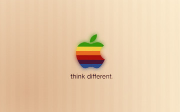 Картинка компьютеры apple яблоко логотип фон