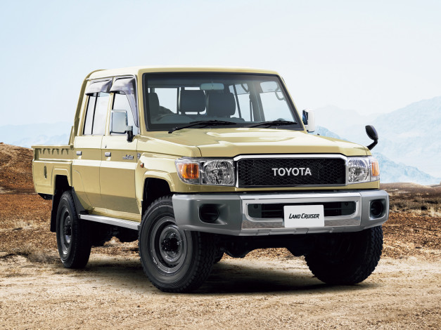 Обои картинки фото автомобили, toyota, land, 2014, grj79k, jp-spec, 30th, anniversary, cruiser, pickup