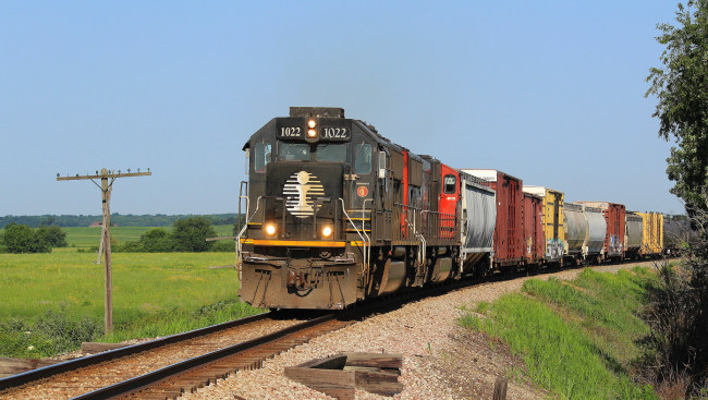 Обои картинки фото техника, поезда, состав, локомотив, железная, рельсы, дорога