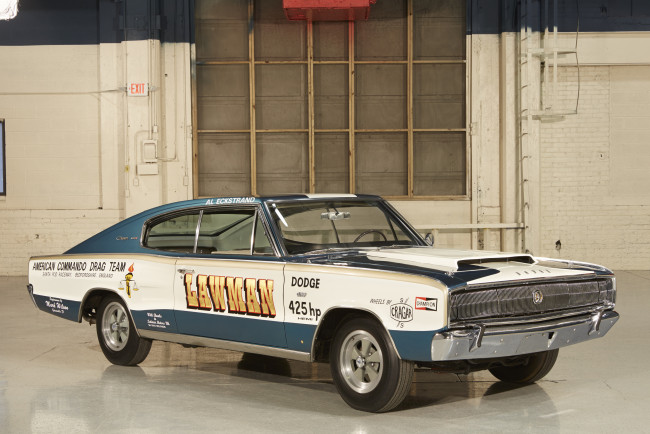 Обои картинки фото автомобили, dodge, lawman, 1966г, charger