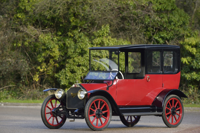 Обои картинки фото автомобили, классика, красный, 1917г, model, a, mitsubishi