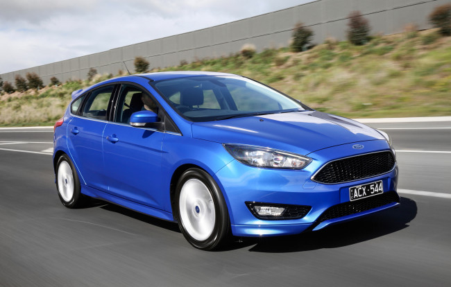 Обои картинки фото автомобили, ford, focus, s, au-spec, 2015г, синий