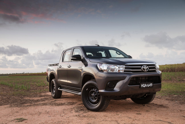 Обои картинки фото автомобили, toyota, 2015г, au-spec, sr, double, cab, 4x4, hilux