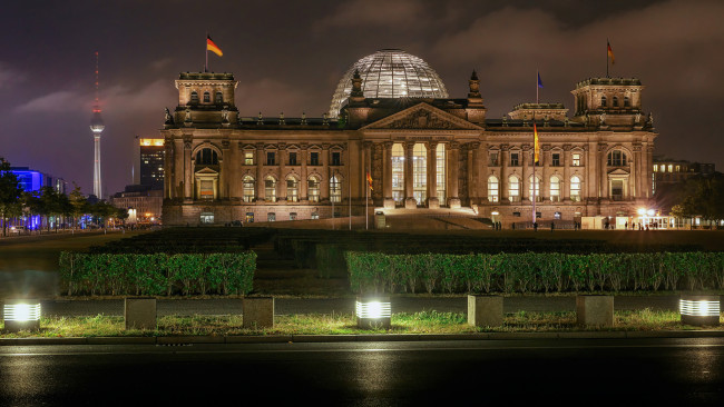 Обои картинки фото berlin, города, берлин , германия, парламент