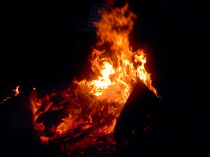 Картинка природа огонь костер пламя