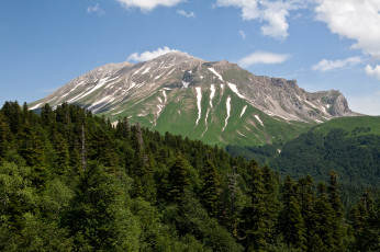 Картинка оштен природа горы кавказ лаго- наки гора
