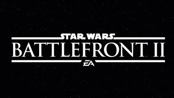 обоя видео игры, star wars,  battlefront 2, фон, логотип