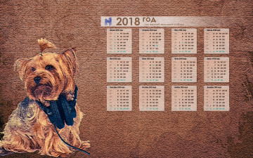 Картинка календари животные фон собака