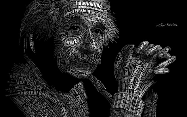 Обои картинки фото рисованное, минимализм, albert, einstein