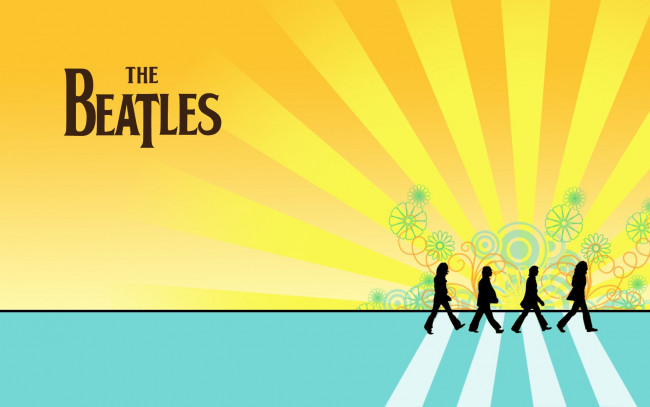 Обои картинки фото the-beatles, музыка, the beatles, логотип