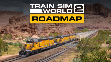 обоя видео игры, train sim world 2, поезда, железная, дорога, горы