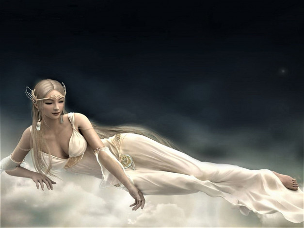 Обои картинки фото видео игры, shaiya,  light and darkness, девушка, блондинка, украшения