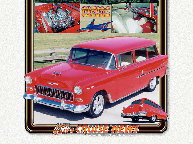 Обои картинки фото 1955, автомобили, custom, van`s