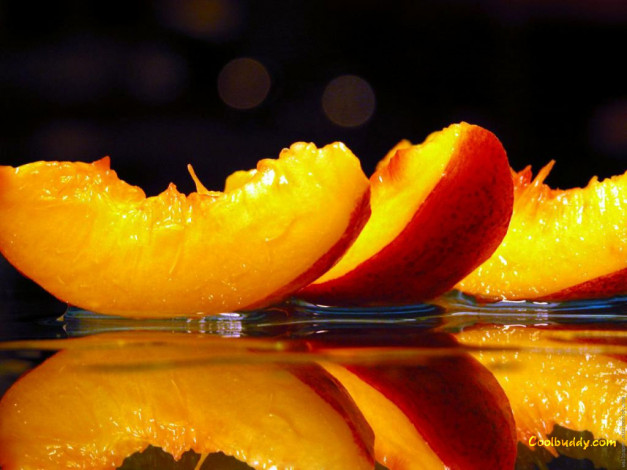 Обои картинки фото melon, еда, персики, сливы, абрикосы