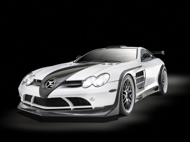 Обои картинки фото 2009, hamann, volcano, mercedes, benz, slr, автомобили