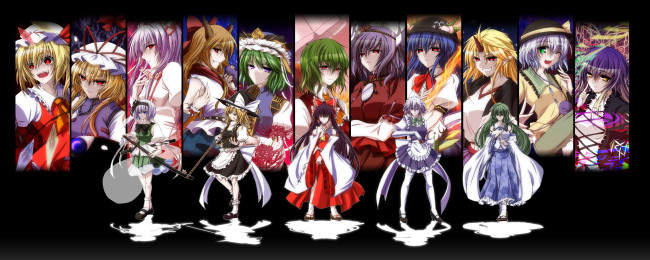 Обои картинки фото аниме, touhou, персонажи, тохо