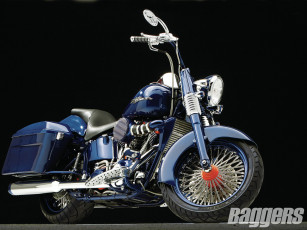 Картинка 2006 harley davidson heritage softail мотоциклы customs bagger