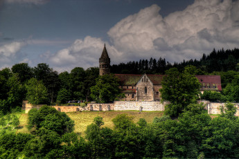 Картинка германия lorch города католические соборы костелы аббатства монастырь