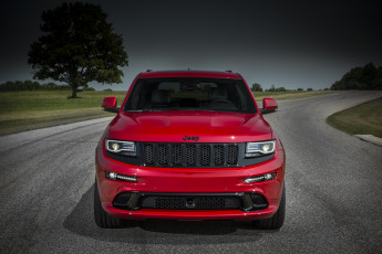 Картинка автомобили jeep красный 2015г red vapor srt cherokee grand wk2