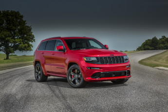 обоя автомобили, jeep, red, vapor, 2015г, srt, cherokee, красный, wk2, grand