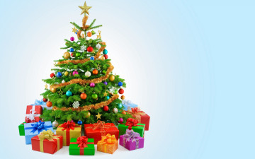 Картинка праздничные Ёлки merry christmas decoration tree рождество новый год елка