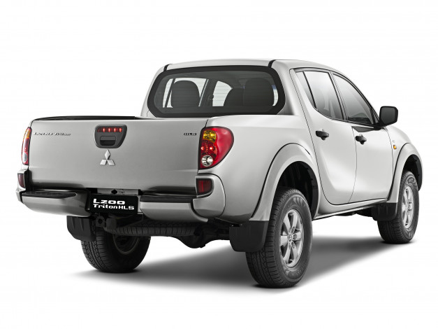 Обои картинки фото автомобили, mitsubishi, l200, triton, hls, 2012г, светлый