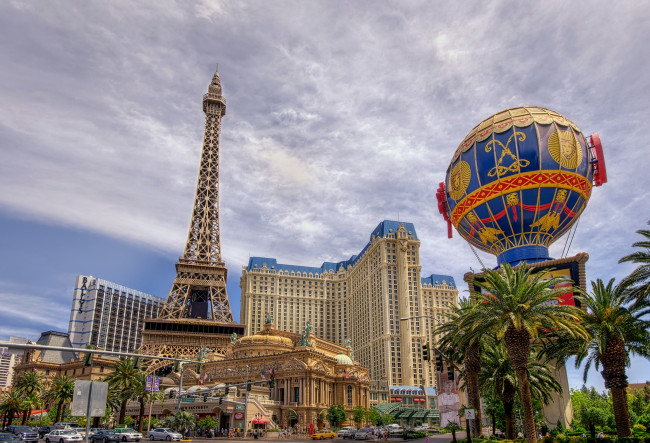 Обои картинки фото paris casino - las vegas,  nv, города, лас-вегас , сша, отель, казино