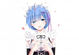 обоя аниме, re,  zero kara hajimeru isekai seikatsu, rem