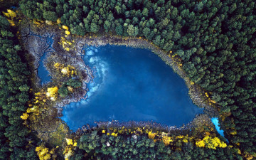 Картинка природа реки озера лес озеро панорама