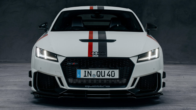 Обои картинки фото автомобили, audi, белый, 2020, tt, rs, coupe, 40, years, quattro, купе, юбилейный, выпуск