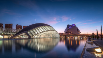 обоя city of arts and sciences, города, валенсия , испания, city, of, arts, and, sciences