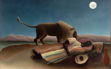 обоя 295713, рисованное, живопись, henri, rousseau