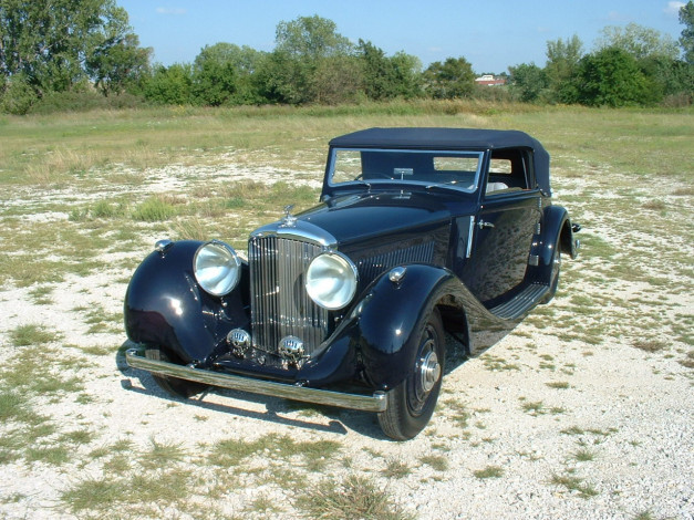 Обои картинки фото bentley, 1936, автомобили, классика