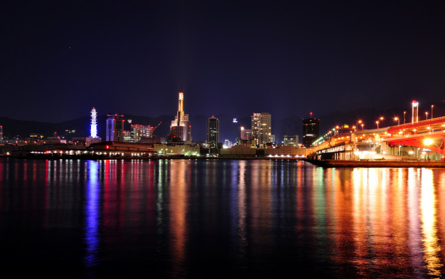 Обои картинки фото города, огни, ночного, kyoto