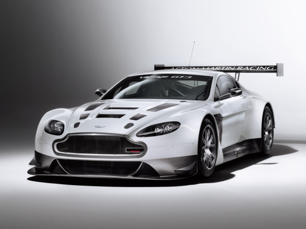 Обои картинки фото aston, martin, v12, vantage, gt3, автомобили