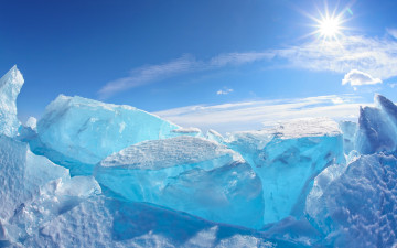 обоя природа, айсберги и ледники, north, север, sun, айсберг, лед, snow, iceberg, ice, winter