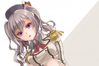 Картинка аниме kantai+collection девушка взгляд фон униформа