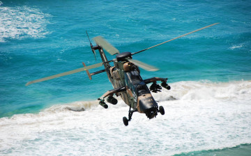 Картинка авиация вертолёты волна eurocopter tiger ???????+????????