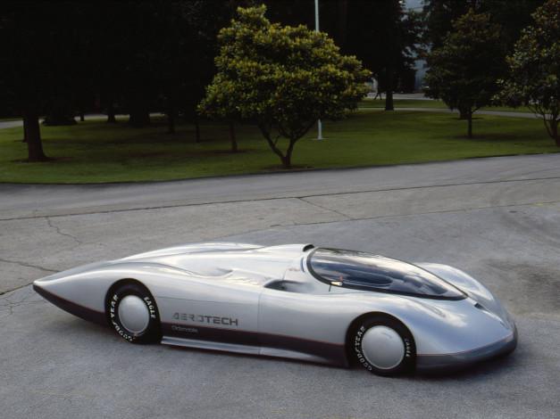 Обои картинки фото oldsmobile aerotech-i long tail concept 1987, автомобили, oldsmobile, long, tail, aerotech-i, 1987, concept