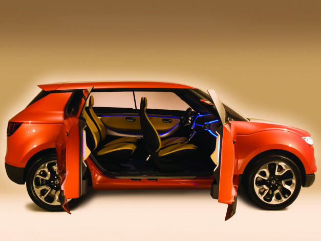 Обои картинки фото ssang yong xiv-1 concept 2011, автомобили, ssang yong, ssang, yong, xiv-1, concept, 2011