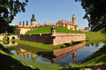 обоя несвижский замок, города, - дворцы,  замки,  крепости, белоруссия, замок, несвижский