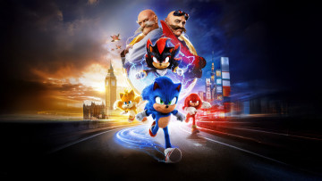 обоя sonic the hedgehog 3 ,  2024 , кино фильмы, sonic the hedgehog 3, sonic, the, hedgehog, three, пoстeр, фантастика, фэнтези, боевик, комедия, семейный