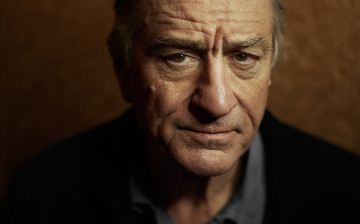 обоя мужчины, robert de niro, актер, знаменитость, роберт, де, ниро, пожилые, люди, лица, глубина, резкости, портрет, крупным, планом, коричневый, фон, коричневые