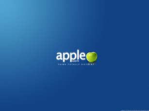 Картинка apple blue компьютеры