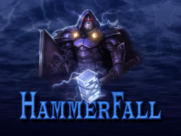 Обои картинки фото hammerfall, музыка