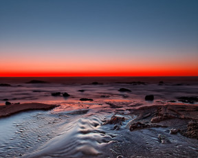 Картинка природа восходы закаты побережье закат