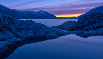 Картинка природа восходы закаты norway норвегия фьорд горы закат