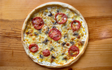 Картинка еда пицца сыр помидоры